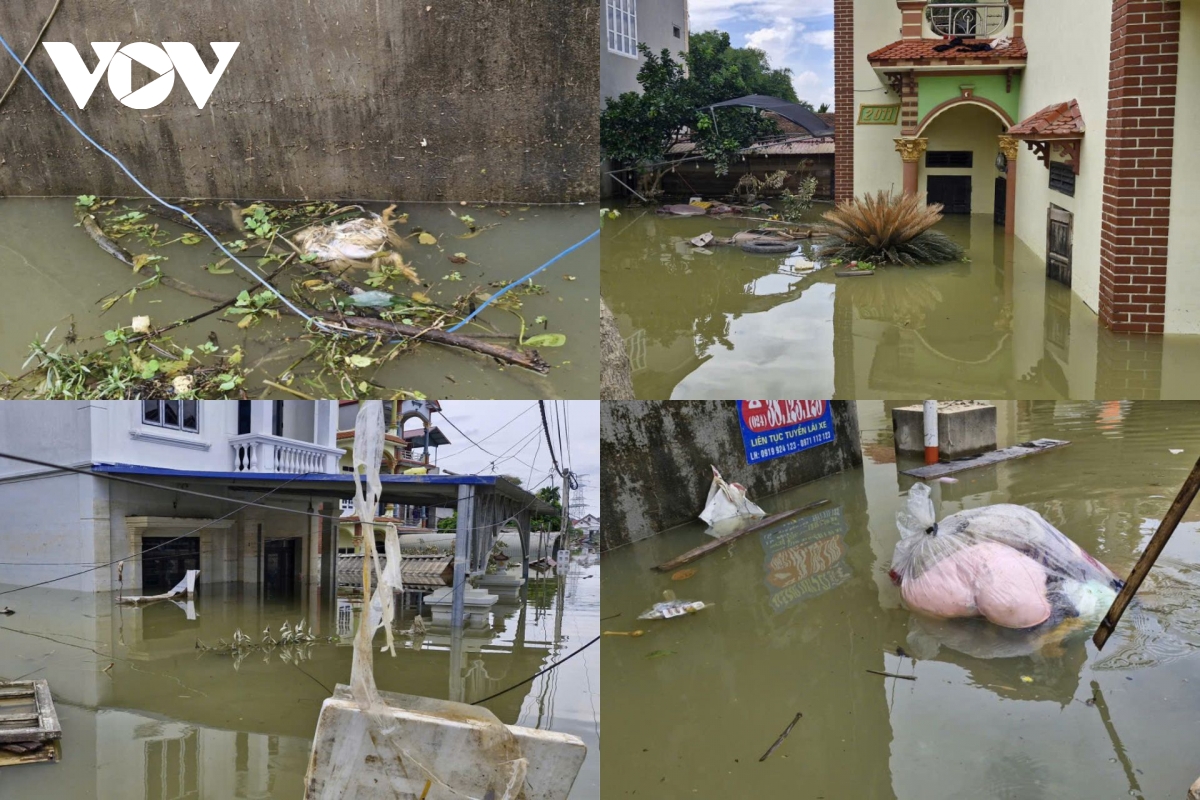 Người dân Đa Phúc “cầu cứu” vì ngập 5 ngày chưa rút, dù nước sông Cầu đã xuống